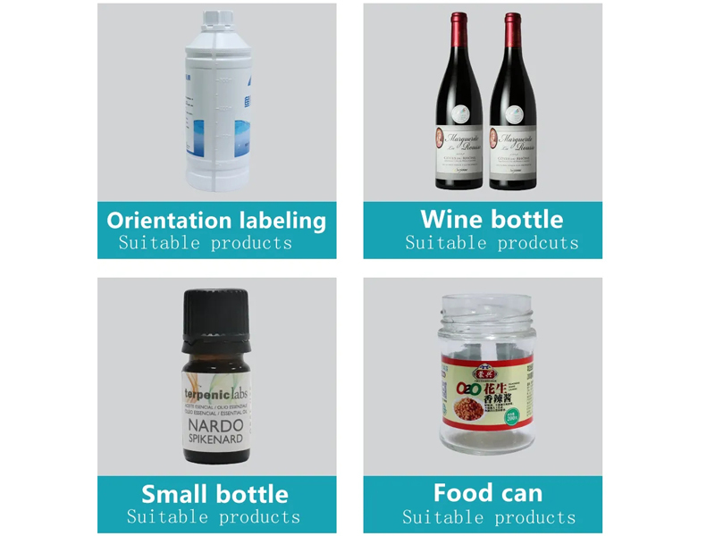 productos de etiquetado de botellas cuadradas